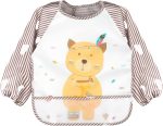 Accmor 5 Pack Long Sleeve Baby Bibs, Waterproof Sleeved Bib, Toddler Baby Bibs for 6-36 Months - Image 2